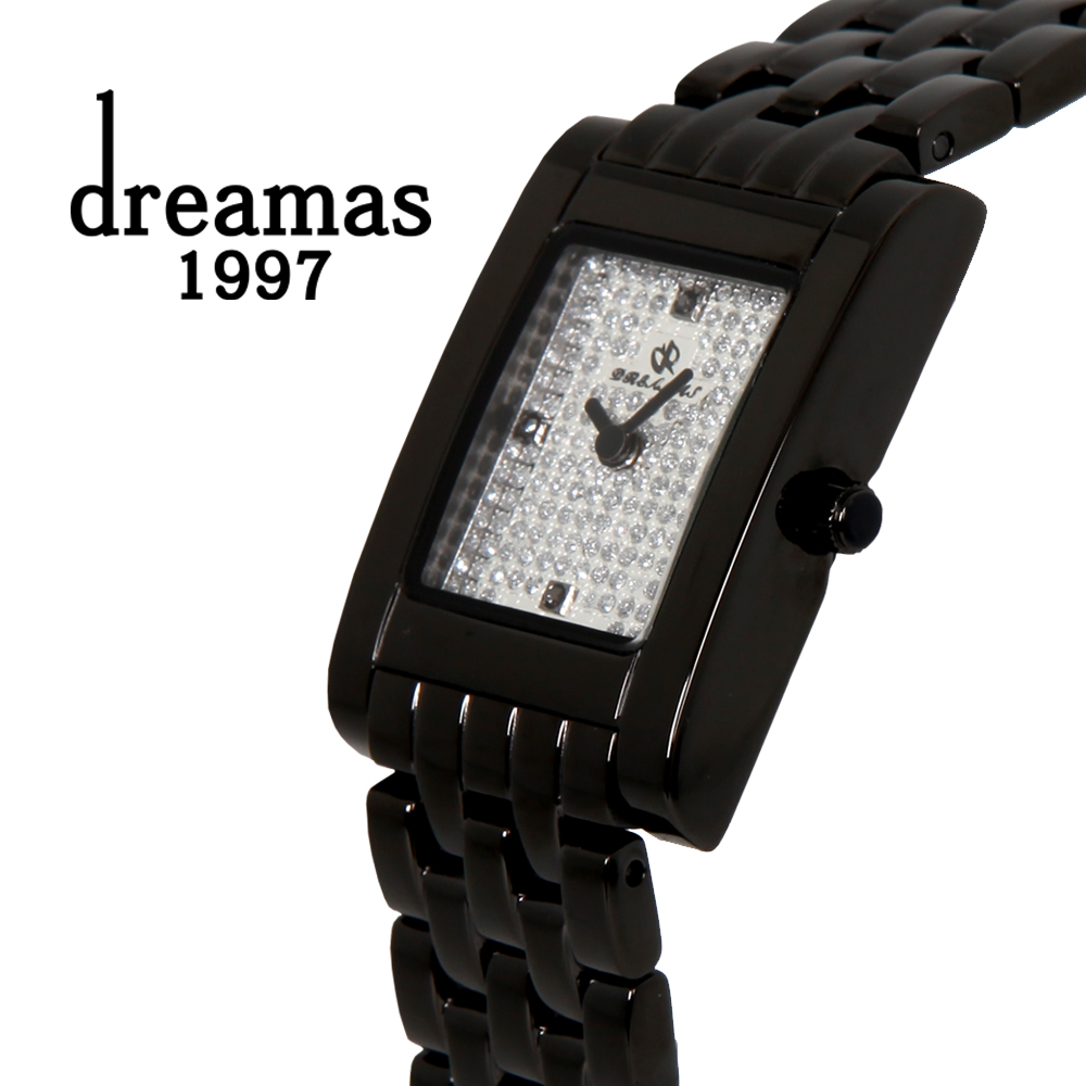 香港Dreamas 俊维斯时尚系列女款腕表+镶真钻 090B-IPB