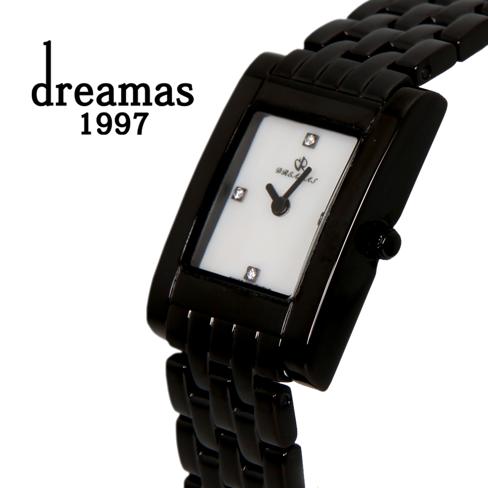 香港Dreamas 俊维斯时尚系列女款腕表+镶真钻 090D-IPB